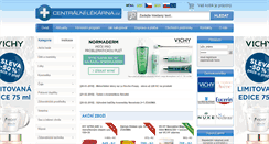 Desktop Screenshot of centralnilekarna.cz