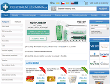 Tablet Screenshot of centralnilekarna.cz